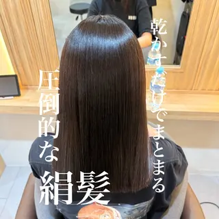 ロング attrait南堀江所属・KAISEI髪質改善 /縮毛矯正のヘアスタイル