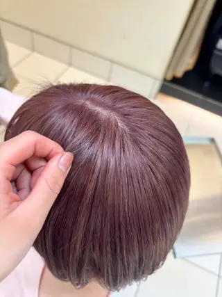 ショート カラー 透明感カラー️🫧 清水杏乃のヘアスタイル