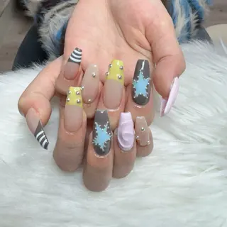 ネイル 🎀nana🫧 ワンホンネイル🎀のネイルデザイン