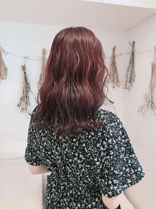 ミディアム カラー はだゆうき @hadadan08のヘアスタイル