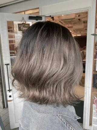 ロング カラー パーマ ヘアアレンジ 増子 幹樹のヘアスタイル