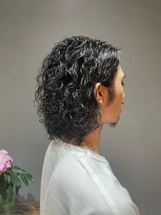 パーマ 井川 倖太のヘアスタイル