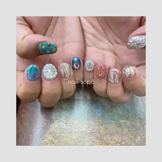 ネイル 自由が丘✳︎奥沢 nail söpöのネイルデザイン