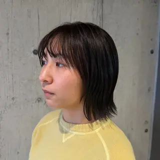 ミディアム カラー ヘアアレンジ 美髪・レイヤー ボブ・リクト💥のヘアスタイル