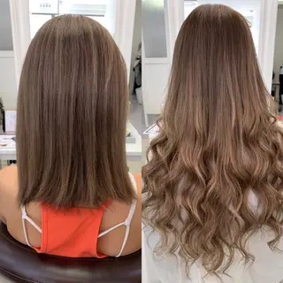 ロング カラー ヘアアレンジ メンズパーマ名人 TAKUMAのヘアスタイル