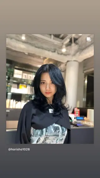 ミディアム レイヤーカット/ 堀匠吾のヘアスタイル