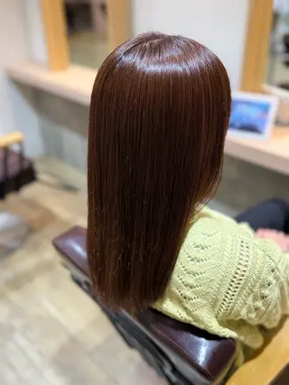 ミディアム カラー CIEL 四条河原町所属・ササノ/髪質改善⛓️ 艶カラー⛓️レイヤーのヘアスタイル