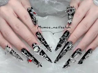 ネイル MoMoA Nail ネイル長さ出し専門店のネイルデザイン