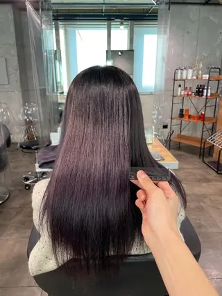 セミロング カラー ベージュカラー💖 やすひろのヘアスタイル