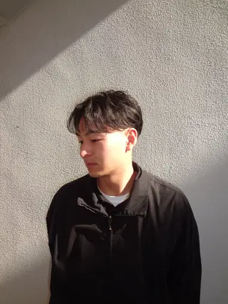 ショート パーマ メンズ grow hair works tokyo所属・葛西/barber/ 相山琉磨のヘアスタイル