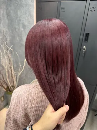 ロング カラー 【.ico】心斎橋/ ウルフ/飛田ゆうきのヘアスタイル