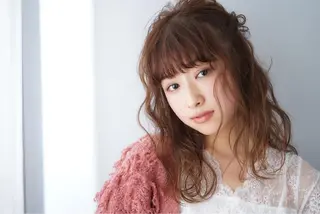 ロング カラー パーマ ヘアアレンジ 可愛いを作る神 ナオヒロのヘアスタイル