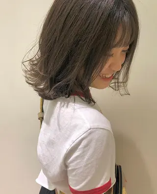 ショート カラー YUI🍊 ボブ/メンズパーマのヘアスタイル