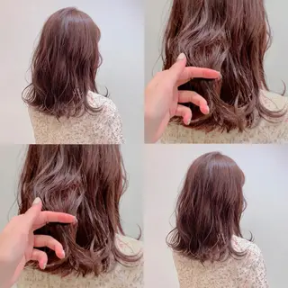 ミディアム カラー 韓国🇰🇷透明感 ERIのヘアスタイル