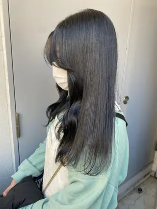 ロング カラー エフェクトブリーチ 🌟前澤啓太朗のヘアスタイル