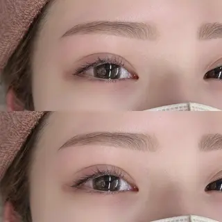 パーマ マツエク・マツパ アイブロウ BEIGE 金山 🌹RUKAのマツエク・マツパデザイン