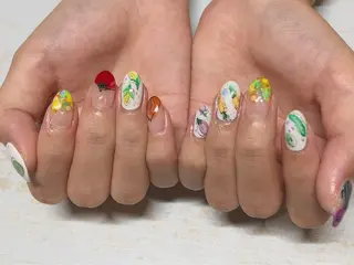 ネイル 𖡼 yumenoのネイルデザイン