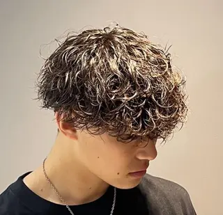 パーマ メンズ えーき/渋谷No.1 /メンズヘア/当日割のヘアスタイル