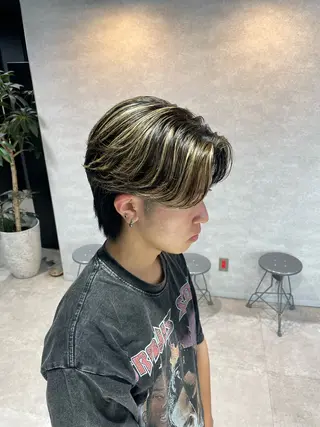 カラー ヘアアレンジ スペインカールパーマ 特化/しょうま🌟のヘアスタイル