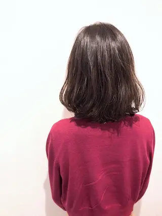 ミディアム パーマ The book hand salon所属・伊藤 さやかのヘアスタイル