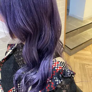 ロング カラー 艶カラー/韓国顔周り 🎀mamiのヘアスタイル