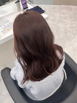 セミロング ♡ナチュラルガーリー ♡ベージュ♡RINAのヘアスタイル