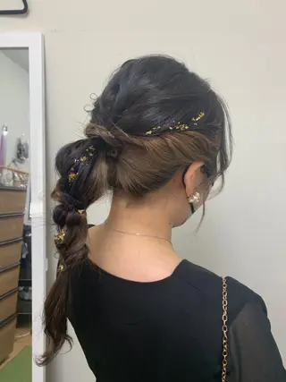 ロング Delight ヘアメイク着付けのヘアスタイル