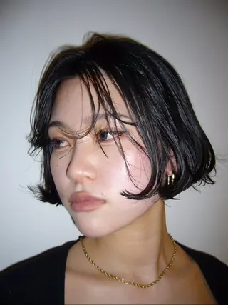 ショート 坂入 美帆のヘアスタイル