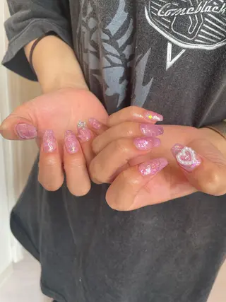 ネイル 束感まつ毛/ネイル/ LED♥KIRARAのマツエク・マツパデザイン