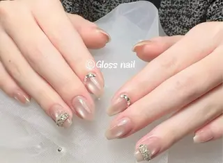 ネイル Gloss nail 💅yuna✨のネイルデザイン