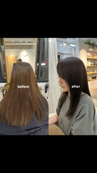 ロング カラー Ata.広尾 美容室所属・11月カットモデル 募集❗️junnaのヘアスタイル