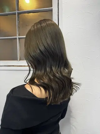 ミディアム カラー 矢場町/ダブルカラー /レイヤー/アリサのヘアスタイル