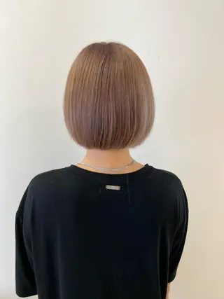ショート カラー ハイトーン/ウルフ /レイヤー/坂野幸伸のヘアスタイル