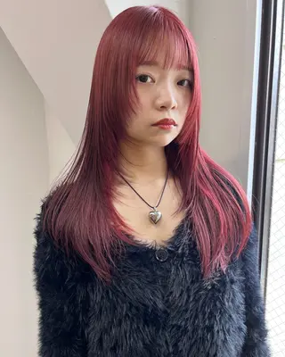 ロング カラー 🧡色落ちまで2度綺 麗なカラー🧡ヨシキのヘアスタイル