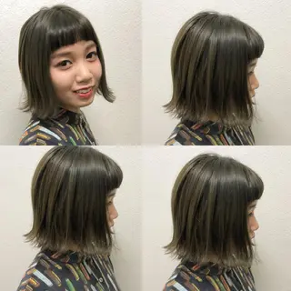 ショート カラー JILBLAN京都 ショート/ハイライトのヘアスタイル