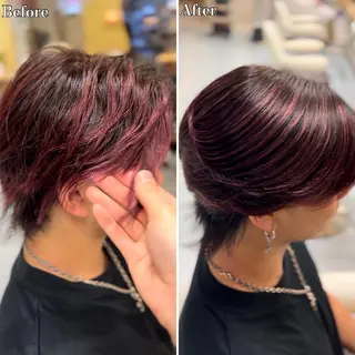 ミディアム パーマ メンズ 🔮メンズ縮毛矯正 毛流れパーマ💎竹永のヘアスタイル