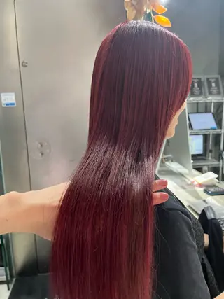 ロング オノ テンタのヘアスタイル