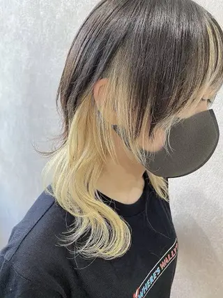 ミディアム 平日カットモデル 高岡/山崎開世のヘアスタイル