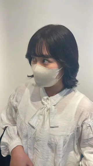 カラー パーマ/透明感カラー 小松のヘアスタイル