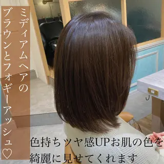 ミディアム 山本翔一郎 韓国顔周りレイヤーのヘアスタイル