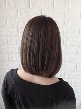 ミディアム カラー エイジングケア特化 美容師✂️山崎竜二のヘアスタイル