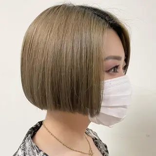 ショート カラー ヘアアレンジ maoブリーチ無し 似合わせカラーのヘアスタイル
