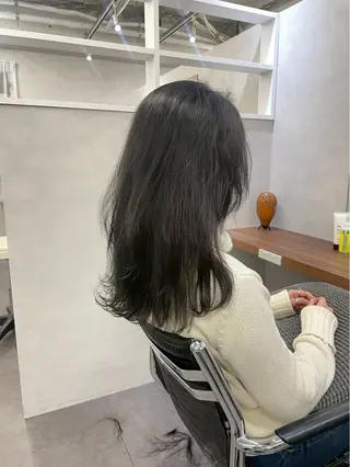 ロング カラー 縮毛矯正モデル募集中 /西梅田/筒井大翔のヘアスタイル