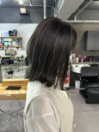 ミディアム カラー Reb_keiji 👑小倉圭司のヘアスタイル