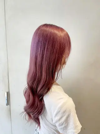 ロング カラー ヘアアレンジ 艶髪/レイヤーカット 🐣misakiのヘアスタイル