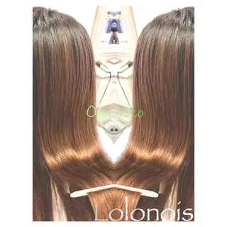 ロング カラー パーマ 【天満1艶髪】潤艶/ 髪質改善🌹釣本竜哉のヘアスタイル