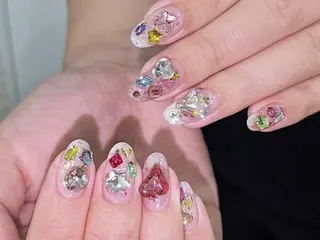 ネイル 🤎mini 🤍可愛らしいネイルのネイルデザイン