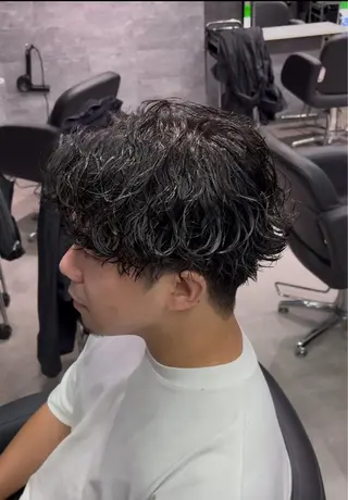 ショート パーマ メンズ men's salonAno所属・メンズサロンAno. YUKIのヘアスタイル