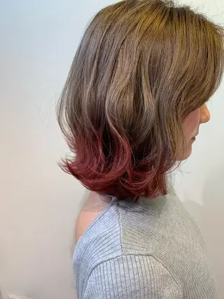 ミディアム カラー ROUTE ルートのヘアスタイル