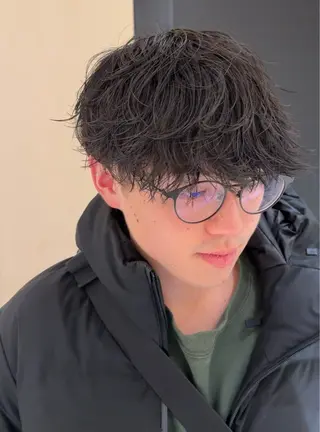ショート パーマ メンズ gallica表参道 副店長/佐藤翼のヘアスタイル